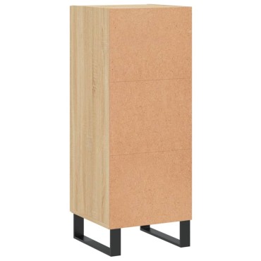 vidaXL Ντουλάπι Sonoma Δρυς 34,5x34x90cm από Επεξεργασμένο Ξύλο 1 τεμ.