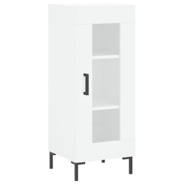 vidaXL Ντουλάπι Λευκό 34,5x34x90cm από Επεξεργασμένο Ξύλο 1 τεμ.