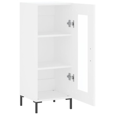 vidaXL Ντουλάπι Λευκό 34,5x34x90cm από Επεξεργασμένο Ξύλο 1 τεμ.