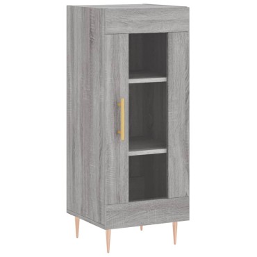 vidaXL Ντουλάπι Γκρι Sonoma 34,5x34x90cm από Επεξεργασμένο Ξύλο 1 τεμ.