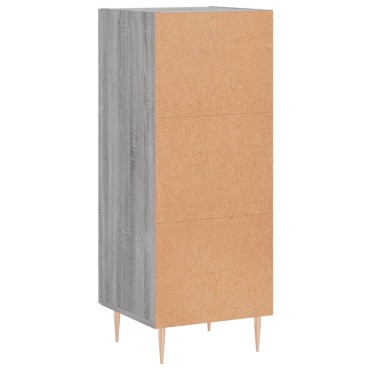 vidaXL Ντουλάπι Γκρι Sonoma 34,5x34x90cm από Επεξεργασμένο Ξύλο 1 τεμ.