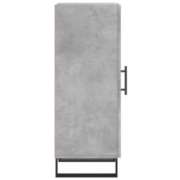 vidaXL Ντουλάπι Γκρι Σκυροδέματος 34,5x34x90cm Επεξεργασμένο Ξύλο 1 τεμ.