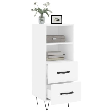 vidaXL Ντουλάπι Λευκό 34,5x34x90cm από Επεξεργασμένο Ξύλο 1 τεμ.
