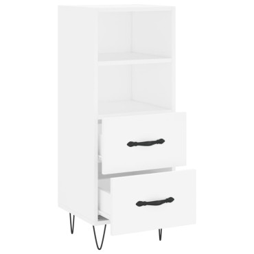vidaXL Ντουλάπι Λευκό 34,5x34x90cm από Επεξεργασμένο Ξύλο 1 τεμ.