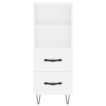 vidaXL Ντουλάπι Λευκό 34,5x34x90cm από Επεξεργασμένο Ξύλο 1 τεμ.