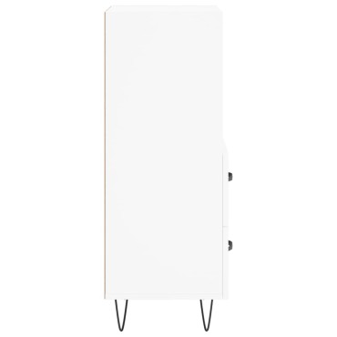vidaXL Ντουλάπι Λευκό 34,5x34x90cm από Επεξεργασμένο Ξύλο 1 τεμ.