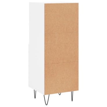 vidaXL Ντουλάπι Λευκό 34,5x34x90cm από Επεξεργασμένο Ξύλο 1 τεμ.