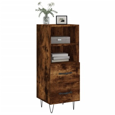 vidaXL Ντουλάπι Καπνιστή Δρυς 34,5x34x90cm Επεξεργασμένο Ξύλο 1 τεμ.