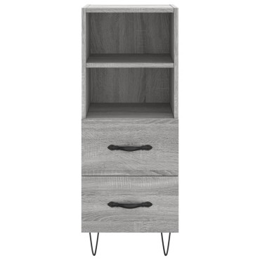 vidaXL Ντουλάπι Γκρι Sonoma 34,5x34x90cm από Επεξεργασμένο Ξύλο 1 τεμ.