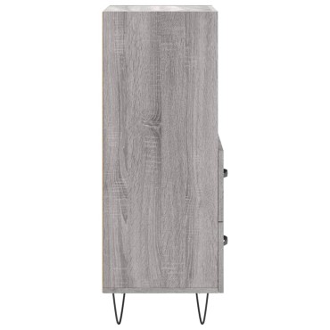 vidaXL Ντουλάπι Γκρι Sonoma 34,5x34x90cm από Επεξεργασμένο Ξύλο 1 τεμ.