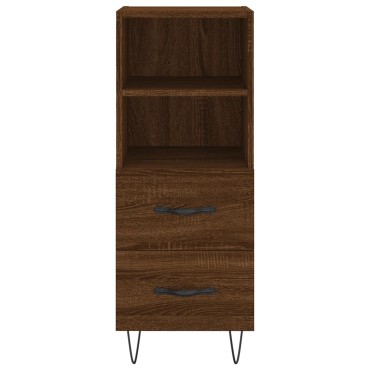 vidaXL Ντουλάπι Καφέ Δρυς 34,5x34x90cm Επεξεργασμένο Ξύλο 1 τεμ.