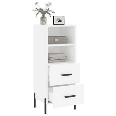 vidaXL Ντουλάπι Λευκό 34,5x34x90cm από Επεξεργασμένο Ξύλο 1 τεμ.