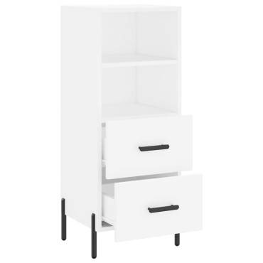 vidaXL Ντουλάπι Λευκό 34,5x34x90cm από Επεξεργασμένο Ξύλο 1 τεμ.