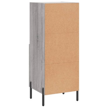 vidaXL Ντουλάπι Γκρι Sonoma 34,5x34x90cm από Επεξεργασμένο Ξύλο 1 τεμ.
