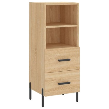 vidaXL Ντουλάπι Sonoma Δρυς 34,5x34x90cm από Επεξεργασμένο Ξύλο 1 τεμ.