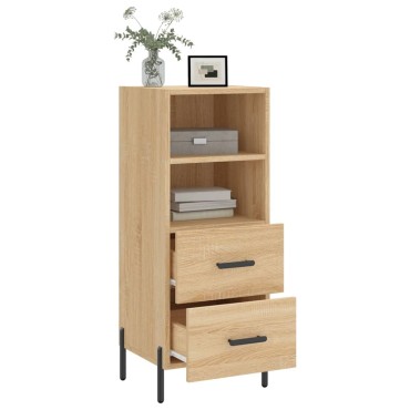 vidaXL Ντουλάπι Sonoma Δρυς 34,5x34x90cm από Επεξεργασμένο Ξύλο 1 τεμ.