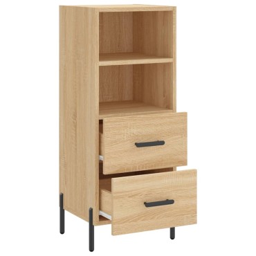 vidaXL Ντουλάπι Sonoma Δρυς 34,5x34x90cm από Επεξεργασμένο Ξύλο 1 τεμ.