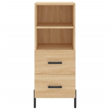 vidaXL Ντουλάπι Sonoma Δρυς 34,5x34x90cm από Επεξεργασμένο Ξύλο 1 τεμ.