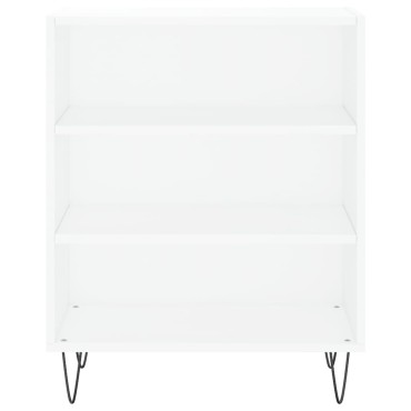 vidaXL Ραφιέρα Λευκή 57x35x70cm από Επεξεργασμένο Ξύλο 1 τεμ.