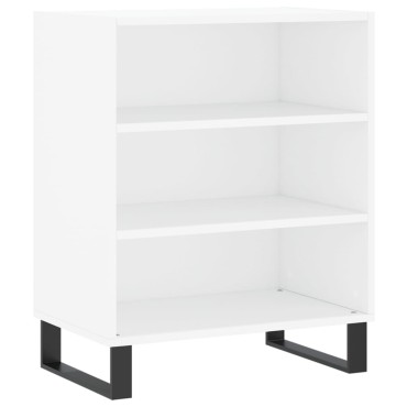 vidaXL Ραφιέρα Λευκή 57x35x70cm από Επεξεργασμένο Ξύλο 1 τεμ.