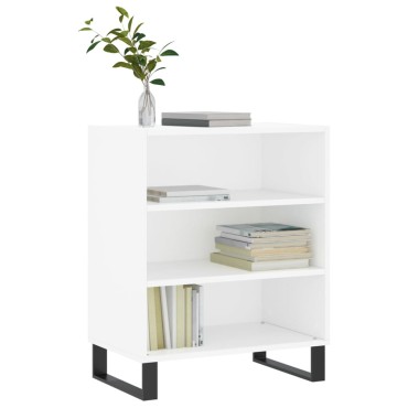 vidaXL Ραφιέρα Λευκή 57x35x70cm από Επεξεργασμένο Ξύλο 1 τεμ.