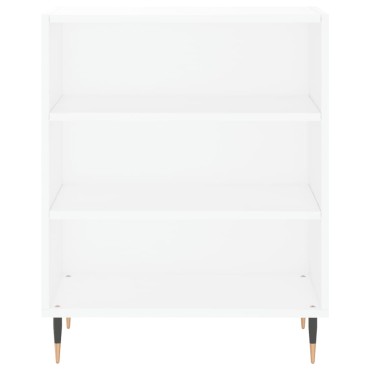 vidaXL Ραφιέρα Λευκή 57x35x70cm από Επεξεργασμένο Ξύλο 1 τεμ.