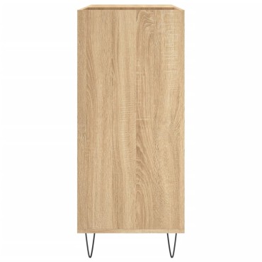 vidaXL Δισκοθήκη Sonoma Δρυς 84,5x38x89cm από Επεξεργασμένο Ξύλο