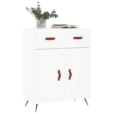 vidaXL Ντουλάπι Λευκό 69,5x34x90cm από Επεξεργασμένο Ξύλο 1 τεμ.