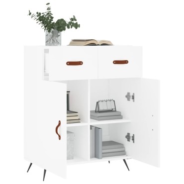vidaXL Ντουλάπι Λευκό 69,5x34x90cm από Επεξεργασμένο Ξύλο 1 τεμ.