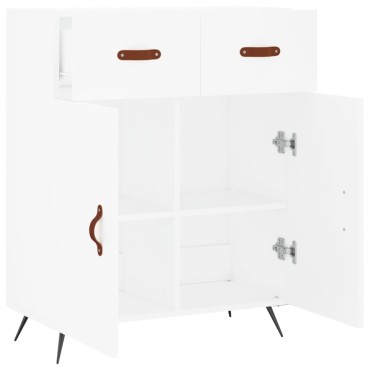 vidaXL Ντουλάπι Λευκό 69,5x34x90cm από Επεξεργασμένο Ξύλο 1 τεμ.