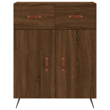 vidaXL Ντουλάπι Καφέ Δρυς 69,5x34x90cm Επεξεργασμένο Ξύλο 1 τεμ.
