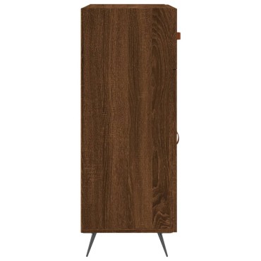 vidaXL Ντουλάπι Καφέ Δρυς 69,5x34x90cm Επεξεργασμένο Ξύλο 1 τεμ.