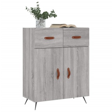 vidaXL Ντουλάπι Γκρι Sonoma 69,5x34x90cm από Επεξεργασμένο Ξύλο 1 τεμ.