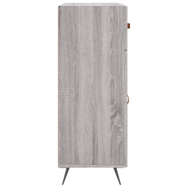 vidaXL Ντουλάπι Γκρι Sonoma 69,5x34x90cm από Επεξεργασμένο Ξύλο 1 τεμ.
