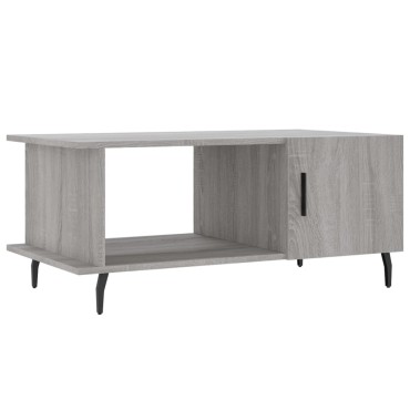 vidaXL Τραπεζάκι Σαλονιού Γκρι Sonoma 90x50x40cm Επεξεργασμένο Ξύλο 1 τεμ.