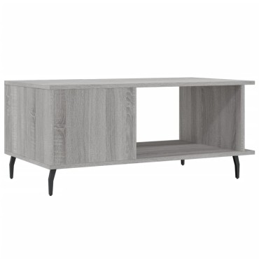 vidaXL Τραπεζάκι Σαλονιού Γκρι Sonoma 90x50x40cm Επεξεργασμένο Ξύλο 1 τεμ.