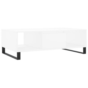 vidaXL Τραπεζάκι Σαλονιού Λευκό 104x60x35cm από Επεξεργασμένο Ξύλο 1 τεμ.