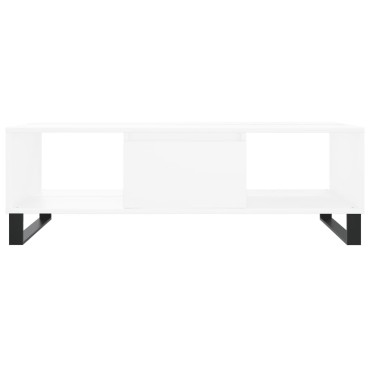 vidaXL Τραπεζάκι Σαλονιού Λευκό 104x60x35cm από Επεξεργασμένο Ξύλο 1 τεμ.