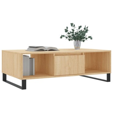 vidaXL Τραπεζάκι Σαλονιού Sonoma Δρυς 104x60x35cm από Επεξεργ. Ξύλο 1 τεμ.