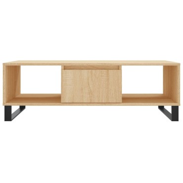 vidaXL Τραπεζάκι Σαλονιού Sonoma Δρυς 104x60x35cm από Επεξεργ. Ξύλο 1 τεμ.