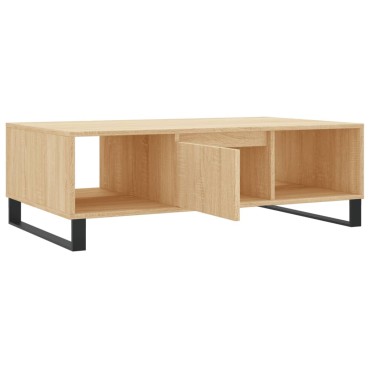 vidaXL Τραπεζάκι Σαλονιού Sonoma Δρυς 104x60x35cm από Επεξεργ. Ξύλο 1 τεμ.