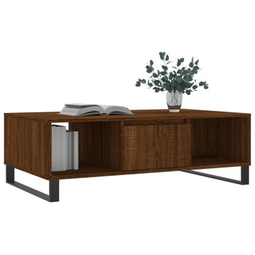 vidaXL Τραπεζάκι Σαλονιού Καφέ Δρυς 104x60x35cm Επεξεργασμένο Ξύλο 1 τεμ.