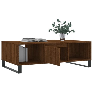 vidaXL Τραπεζάκι Σαλονιού Καφέ Δρυς 104x60x35cm Επεξεργασμένο Ξύλο 1 τεμ.