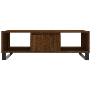 vidaXL Τραπεζάκι Σαλονιού Καφέ Δρυς 104x60x35cm Επεξεργασμένο Ξύλο 1 τεμ.