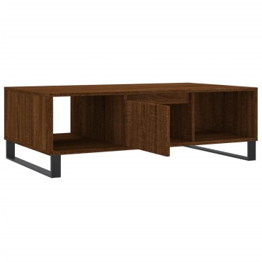 vidaXL Τραπεζάκι Σαλονιού Καφέ Δρυς 104x60x35cm Επεξεργασμένο Ξύλο 1 τεμ.
