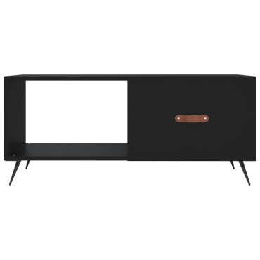 vidaXL Τραπεζάκι Σαλονιού Μαύρο 90x50x40cm Επεξεργασμένο Ξύλο 1 τεμ.