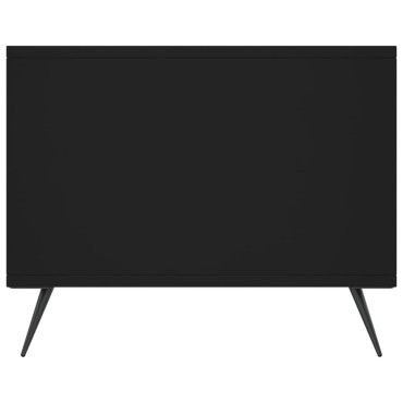 vidaXL Τραπεζάκι Σαλονιού Μαύρο 90x50x40cm Επεξεργασμένο Ξύλο 1 τεμ.
