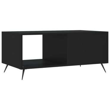 vidaXL Τραπεζάκι Σαλονιού Μαύρο 90x50x40cm Επεξεργασμένο Ξύλο 1 τεμ.