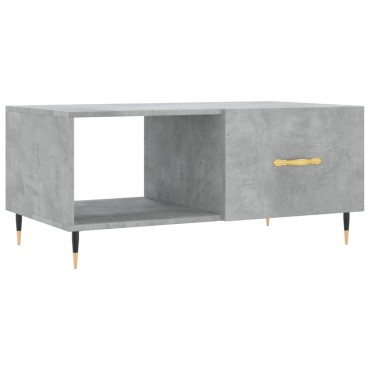 vidaXL Τραπεζάκι Σαλονιού Γκρι Σκυρ. 90x50x40cm Επεξεργασμένο Ξύλο 1 τεμ.