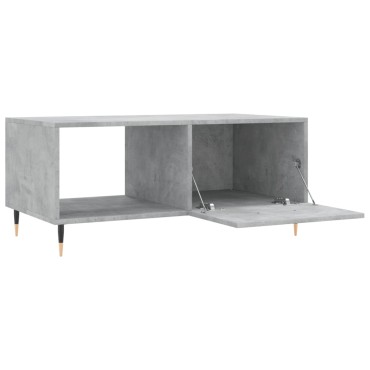 vidaXL Τραπεζάκι Σαλονιού Γκρι Σκυρ. 90x50x40cm Επεξεργασμένο Ξύλο 1 τεμ.